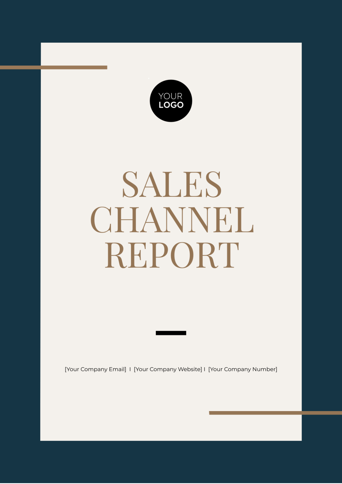 Sales Channel Report Template - Edit Online & Download