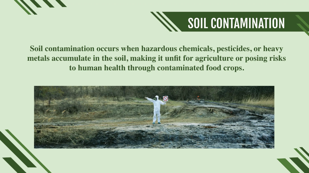 Free Environment Pollution PPT Template to Edit Online