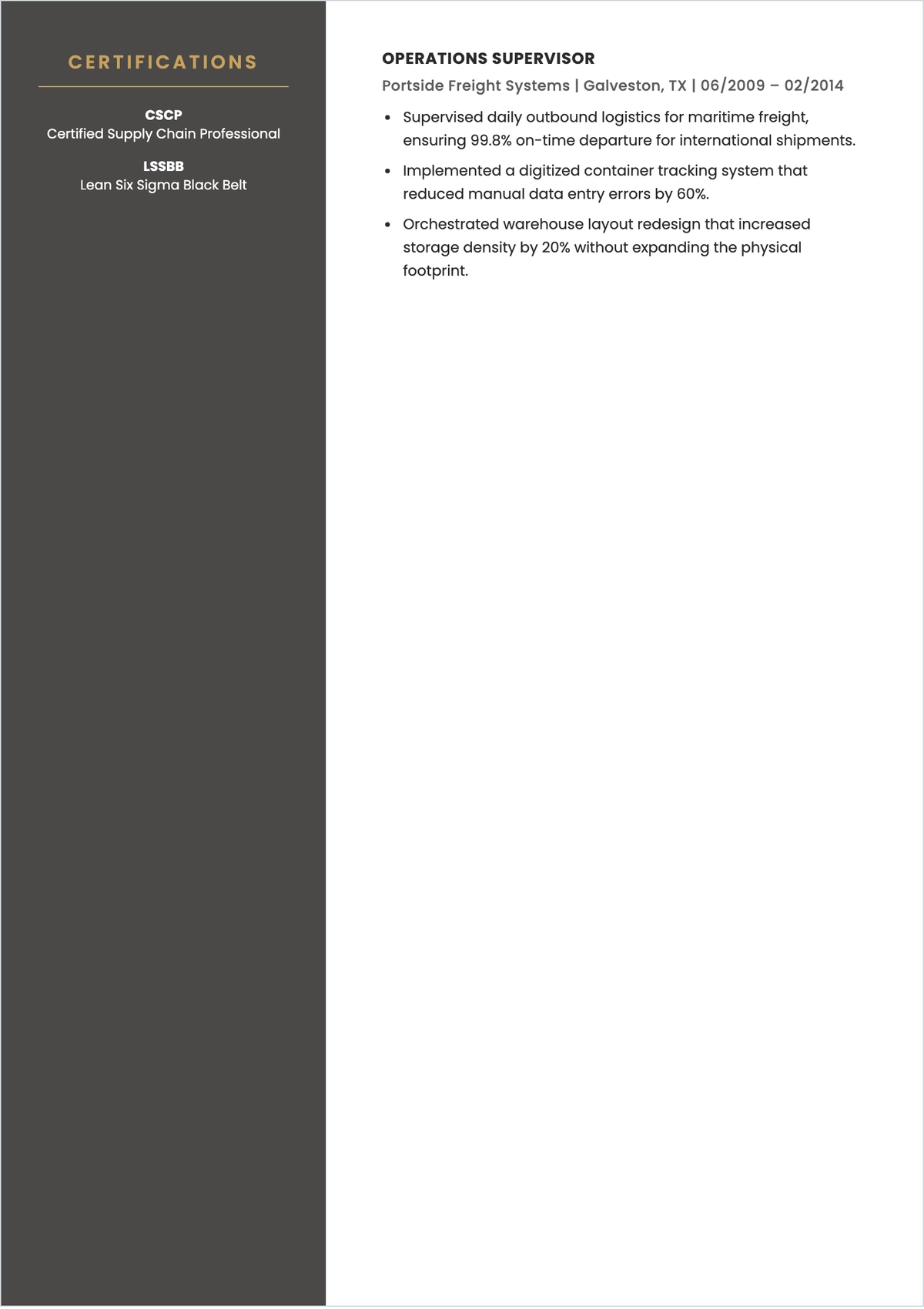 Free Professional Skills Based ATS Resume Template, AI Resume Builder