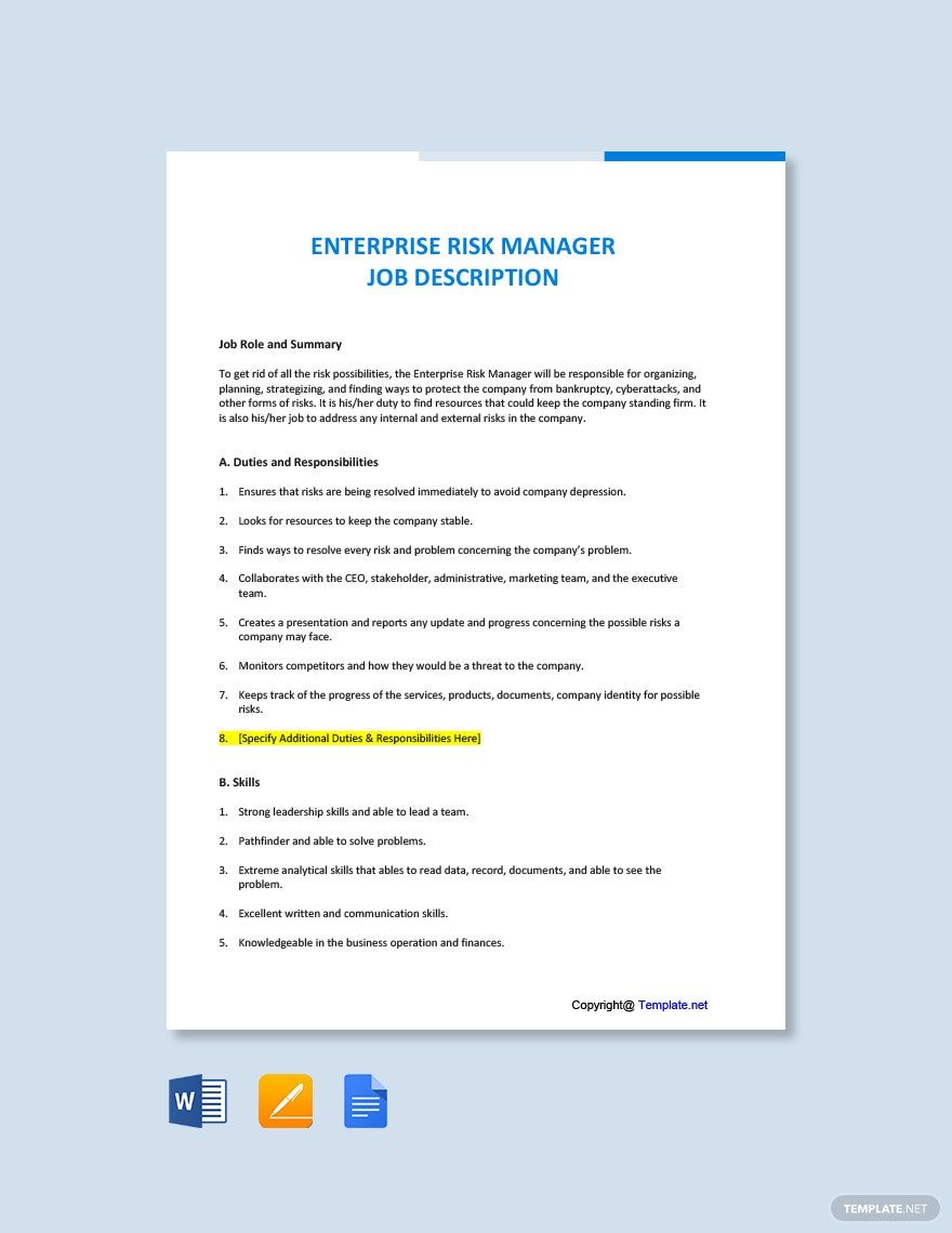 risk-manager-templates-design-free-download-template