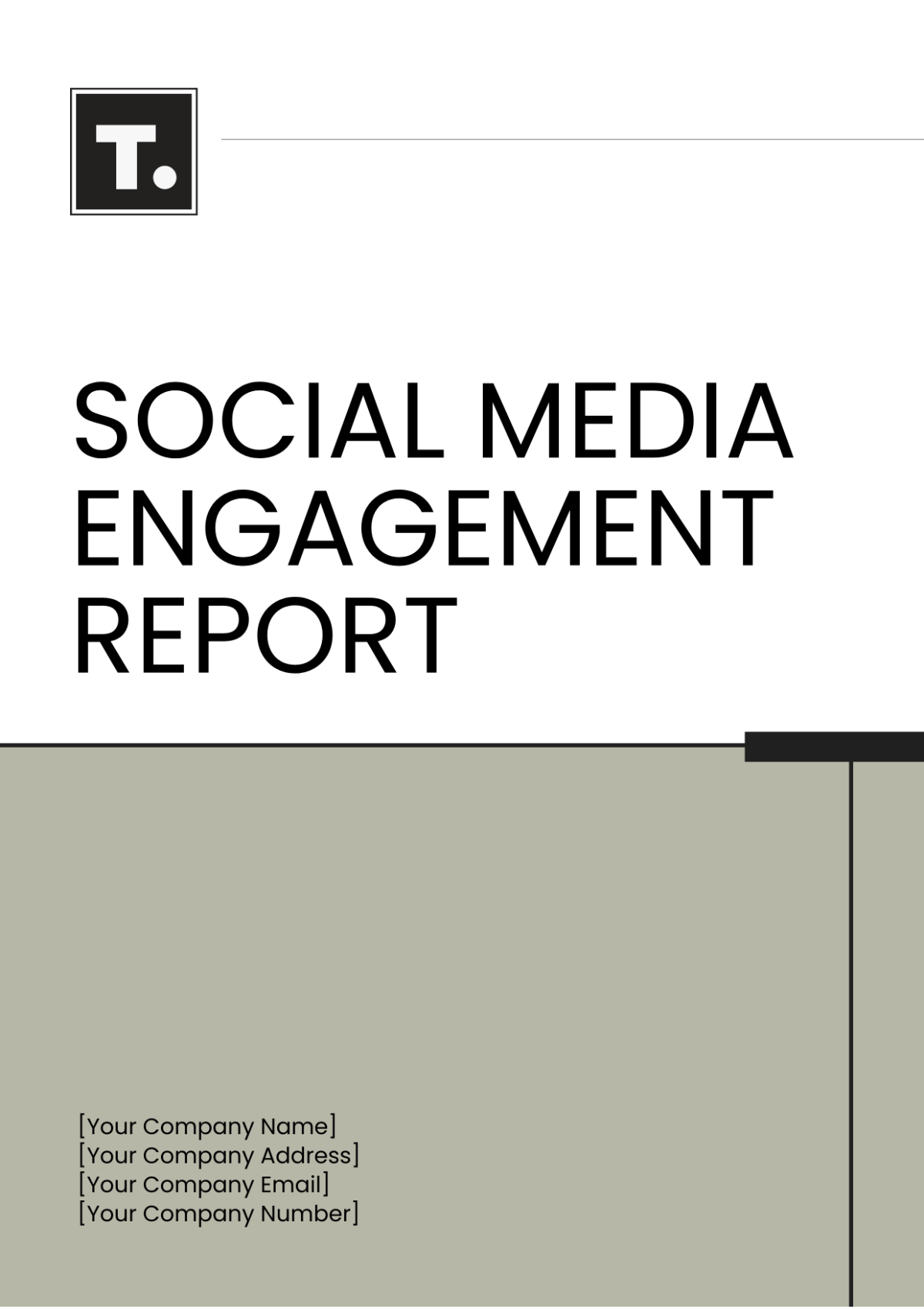 Social Media Engagement Report Template - Edit Online & Download