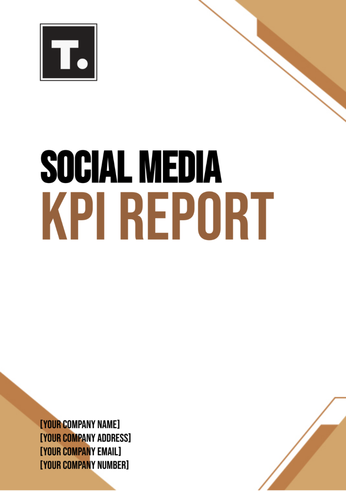 Social Media KPI Report Template - Edit Online & Download