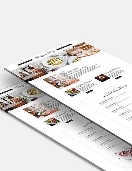 Creative Restaurant Website Template