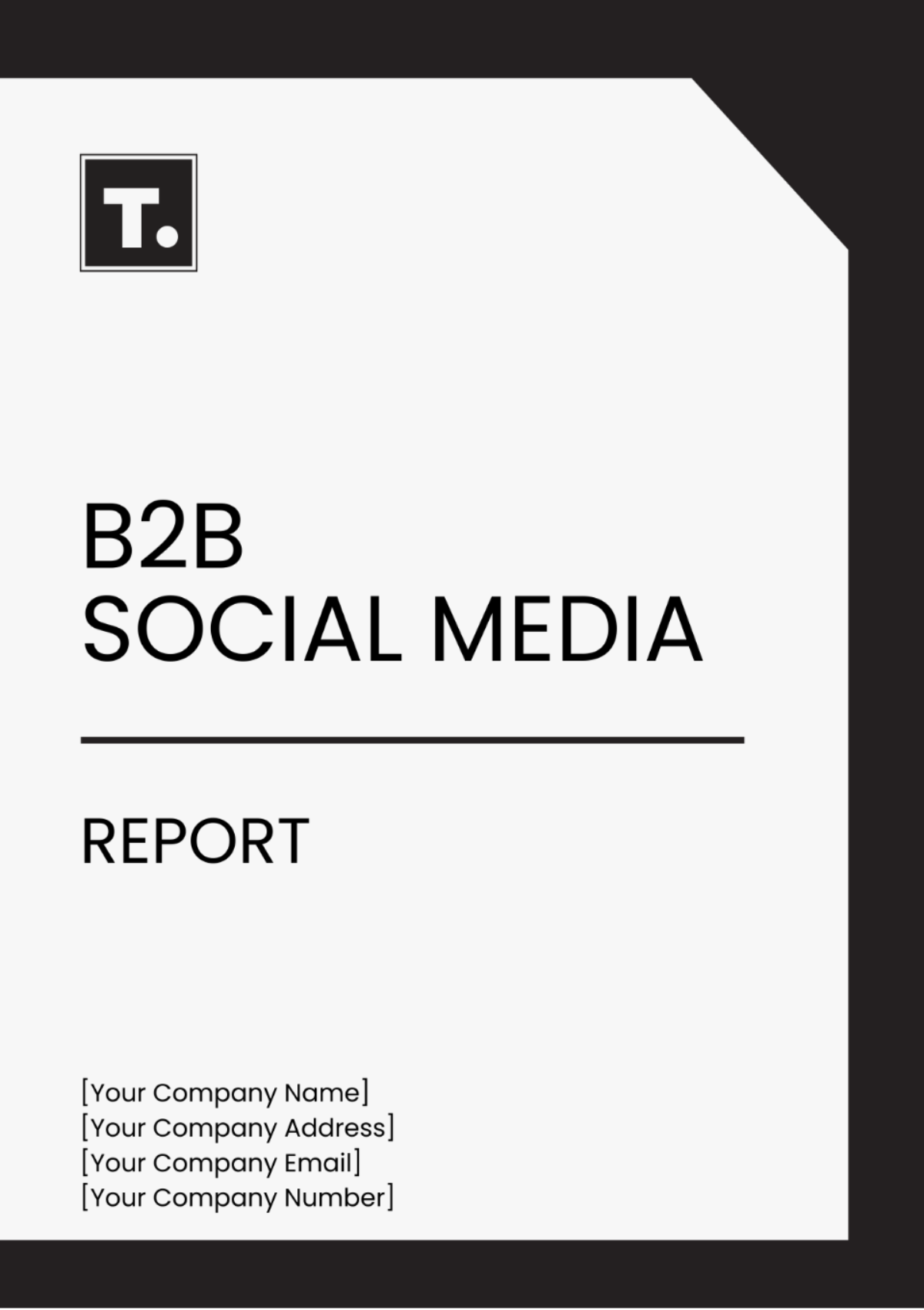 B2B Social Media Report Template - Edit Online & Download