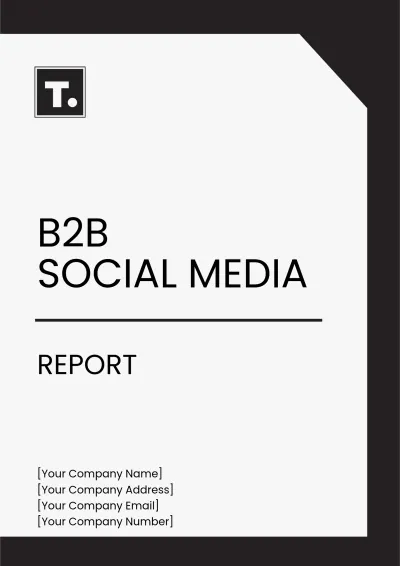 Free B2B Social Media Report Template to Edit Online