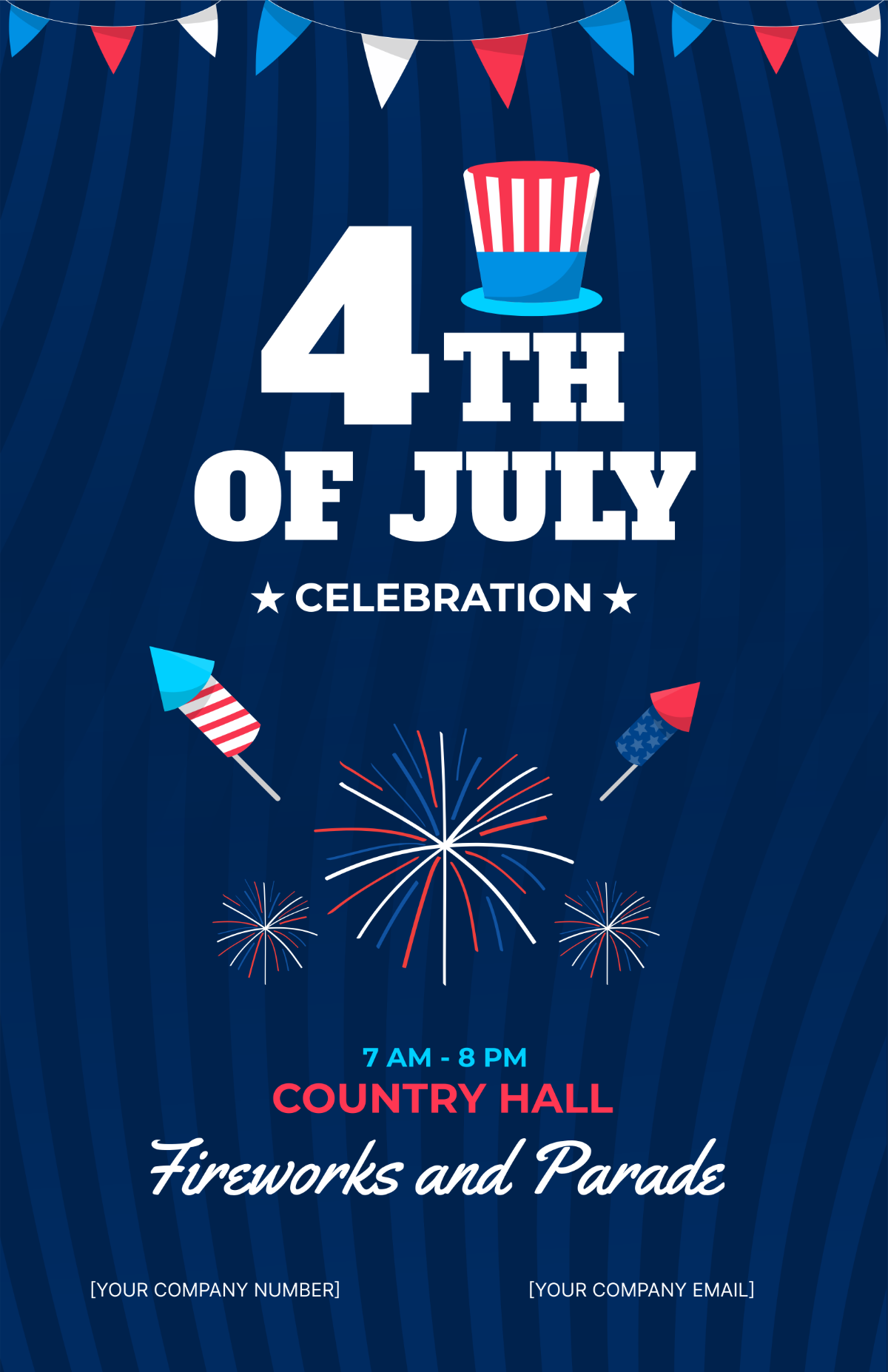 4th of July Event Poster
