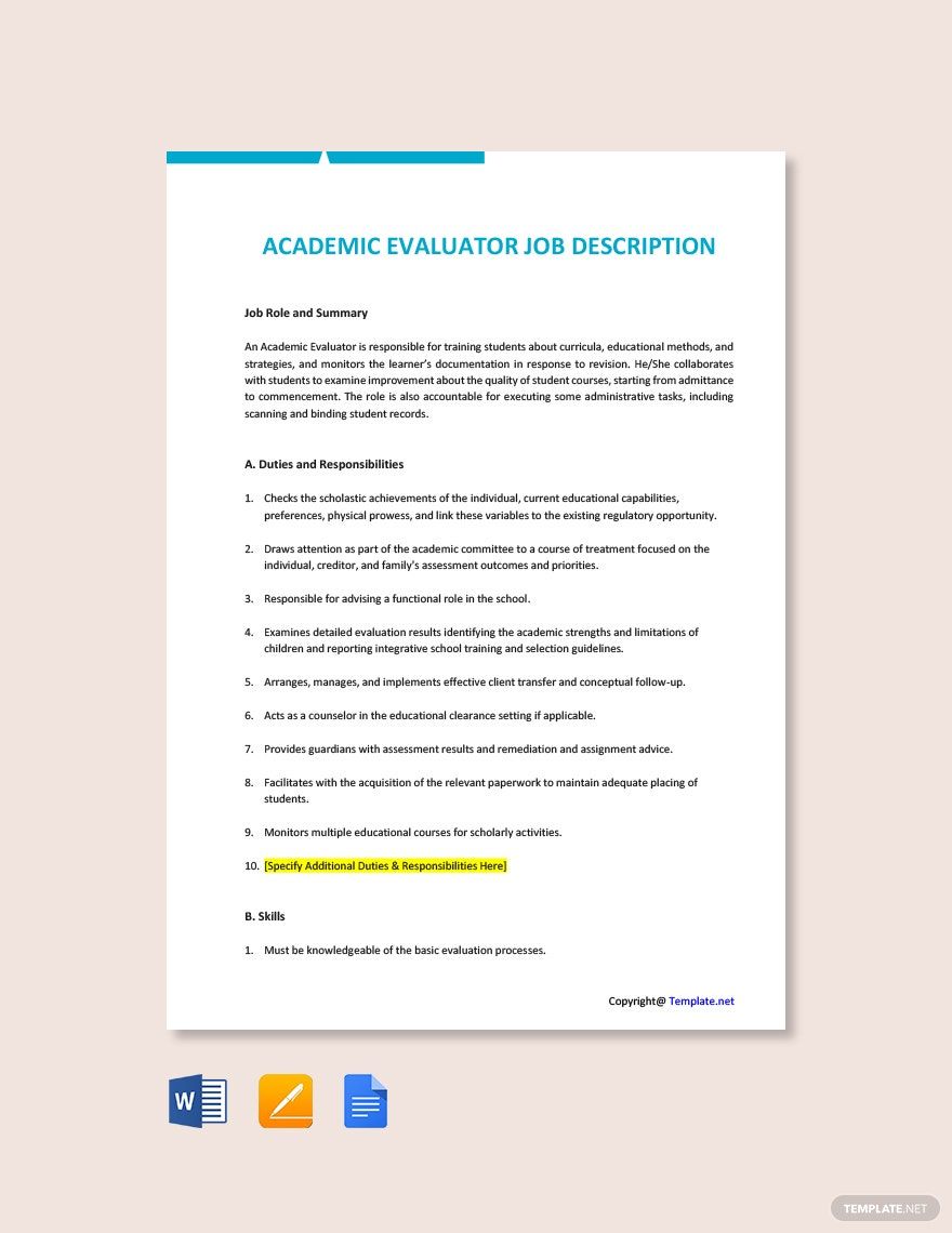 academic-evaluator-job-ad-and-description-template-download-in-word