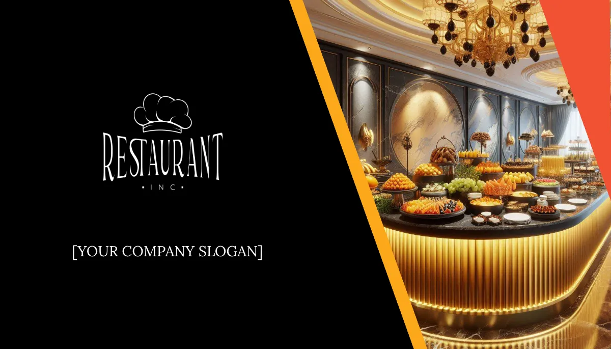 Free Restaurant Food and Beverage Business Card Template to Edit Online