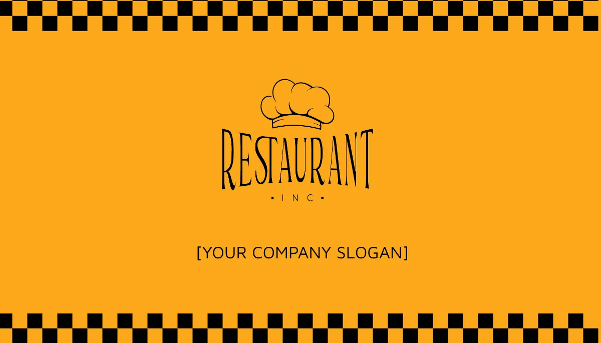 Free Restaurant Delivery Driver Business Card Template to Edit Online
