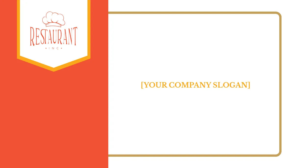 Free Restaurant General Manager Business Card Template to Edit Online