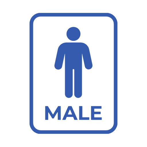 Male Toilet Sign Icon