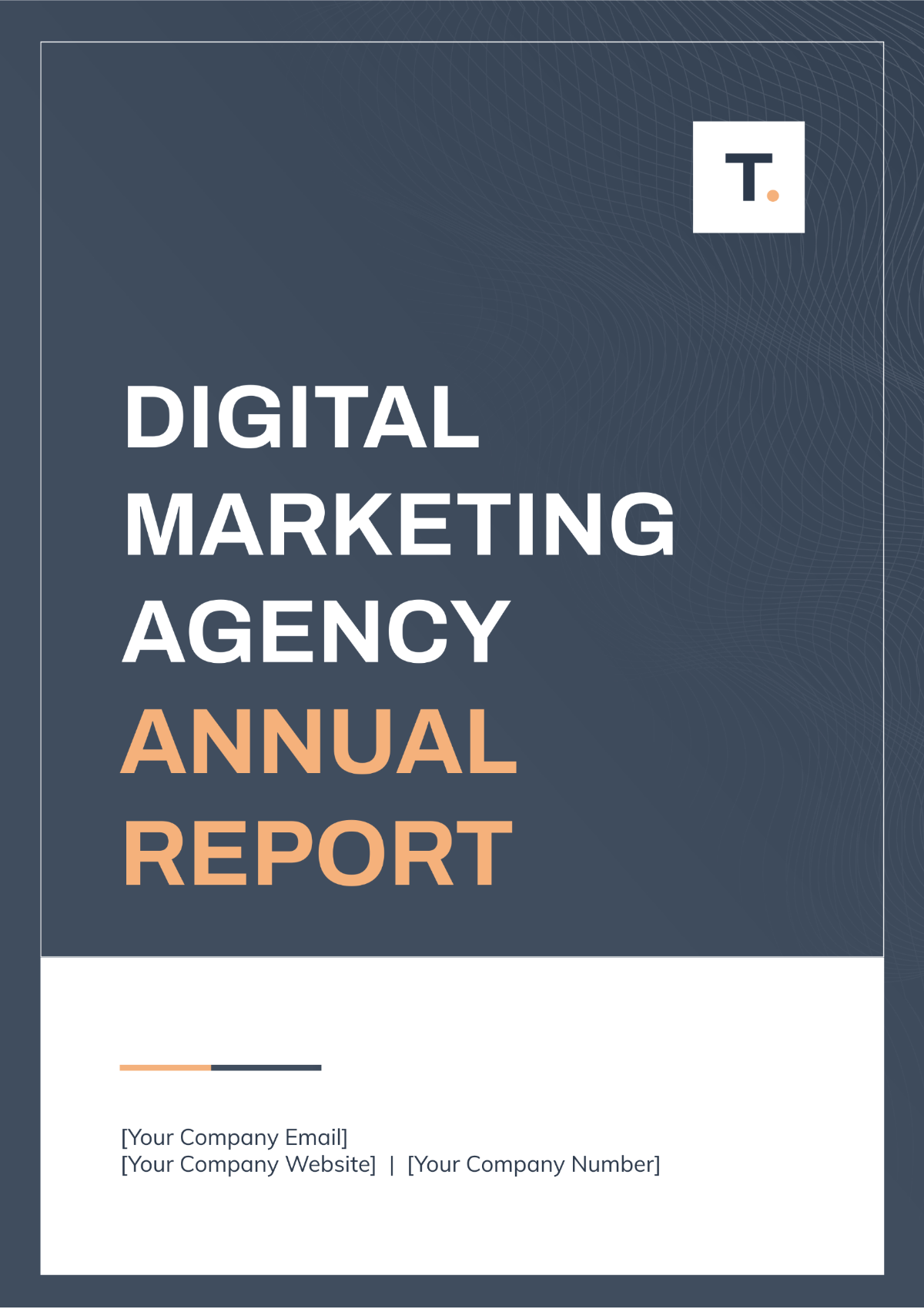 Digital Marketing Agency Annual Report Template - Edit Online & Download