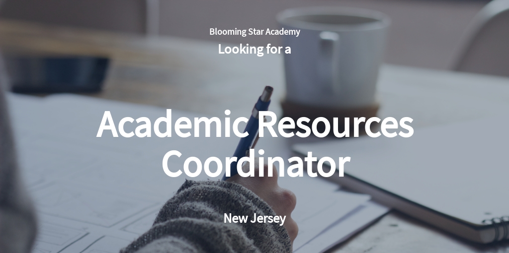 Free Academic Resources Coordinator Job Description Template.jpe