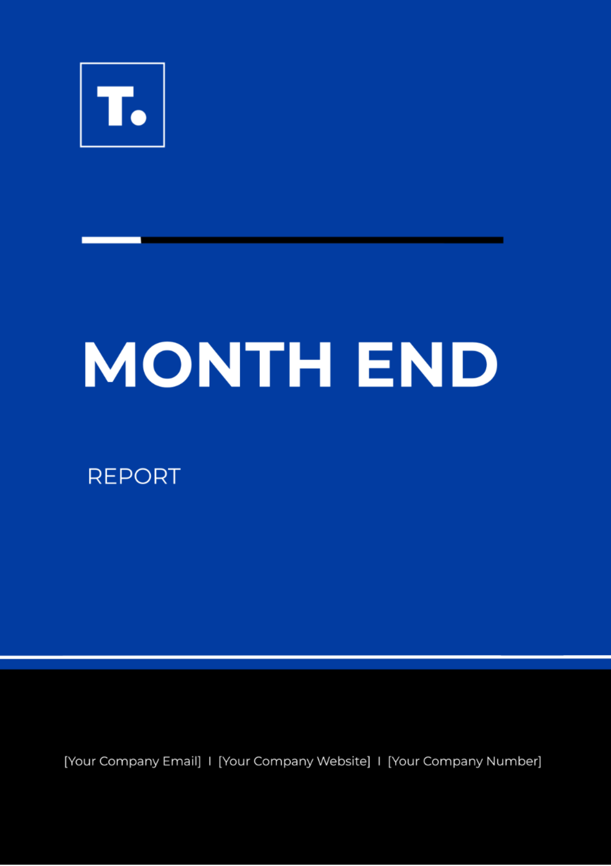 Month End Report Template - Edit Online & Download