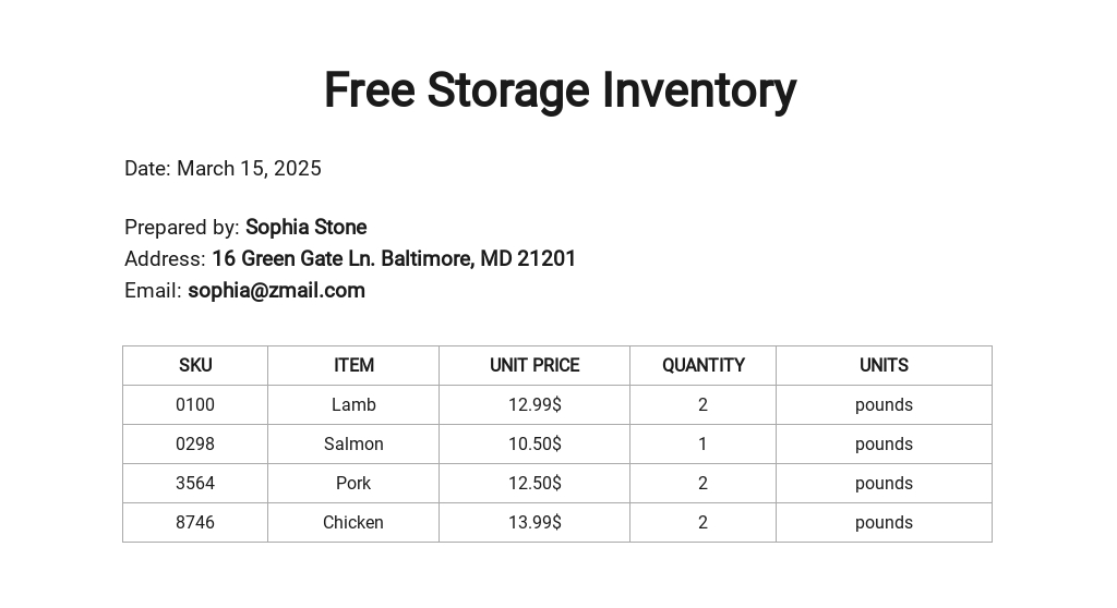 FREE Business Inventory Desk Calendar Template - Word (DOC) | Apple ...