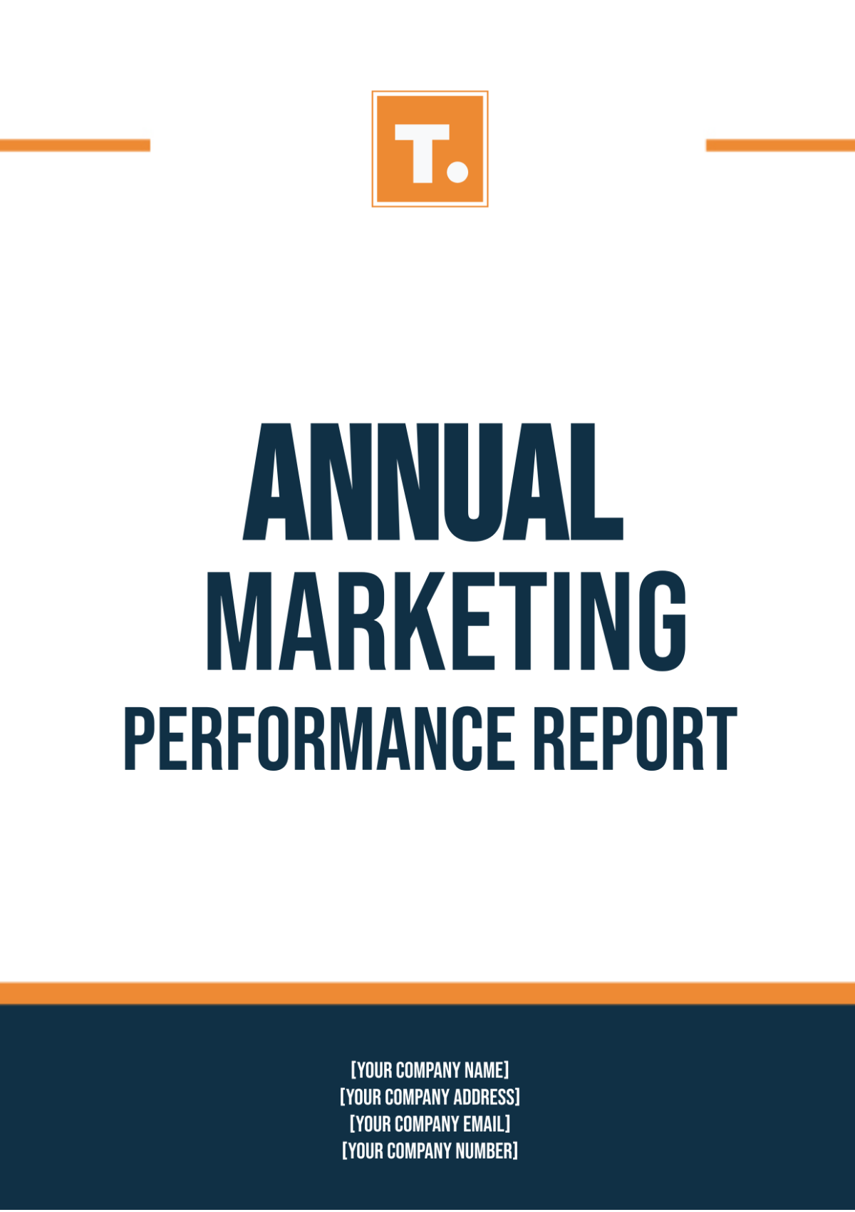 Annual Marketing Report Template - Edit Online & Download