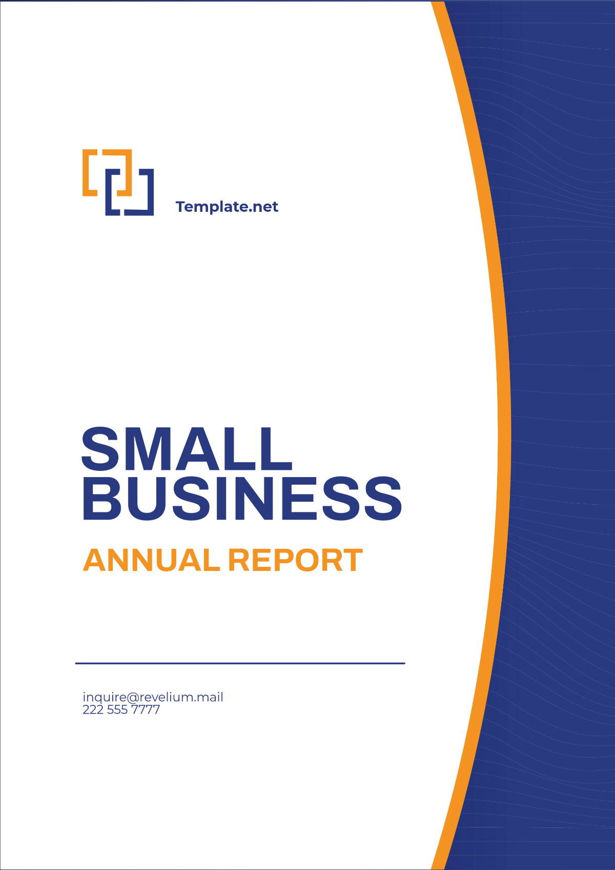 Small Business Annual Report Template - Edit Online & Download