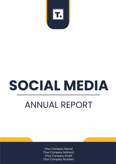 Free Social Media Annual Report Template to Edit Online