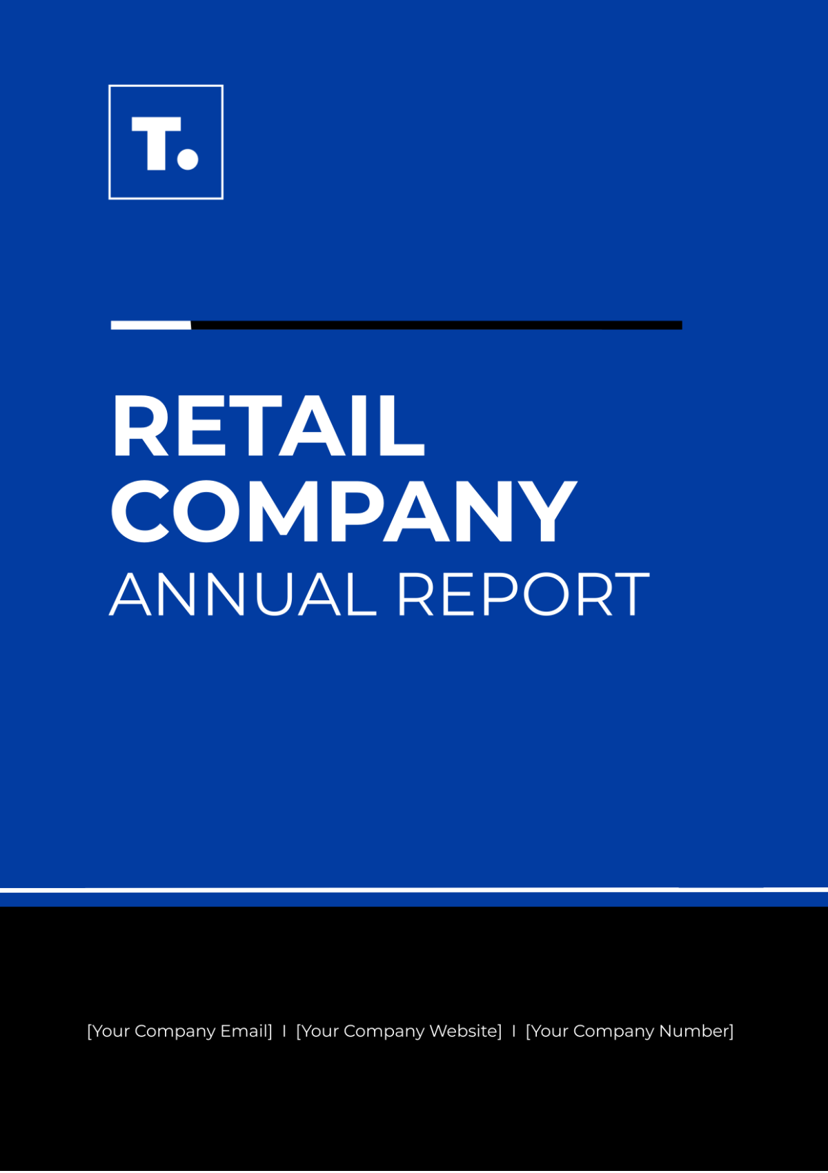 Retail Company Annual Report Template - Edit Online & Download