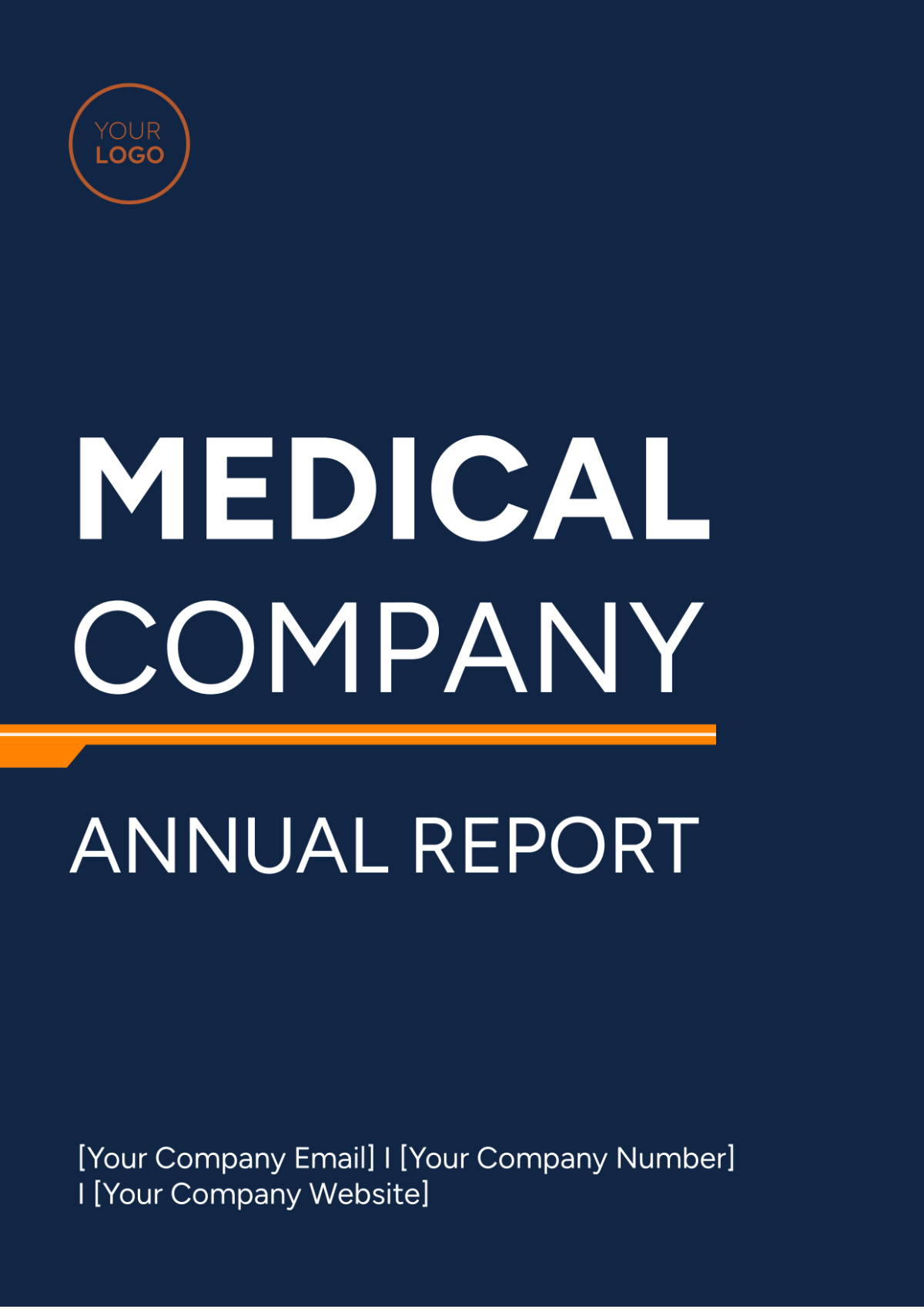 Medical Company Annual Report Template - Edit Online & Download