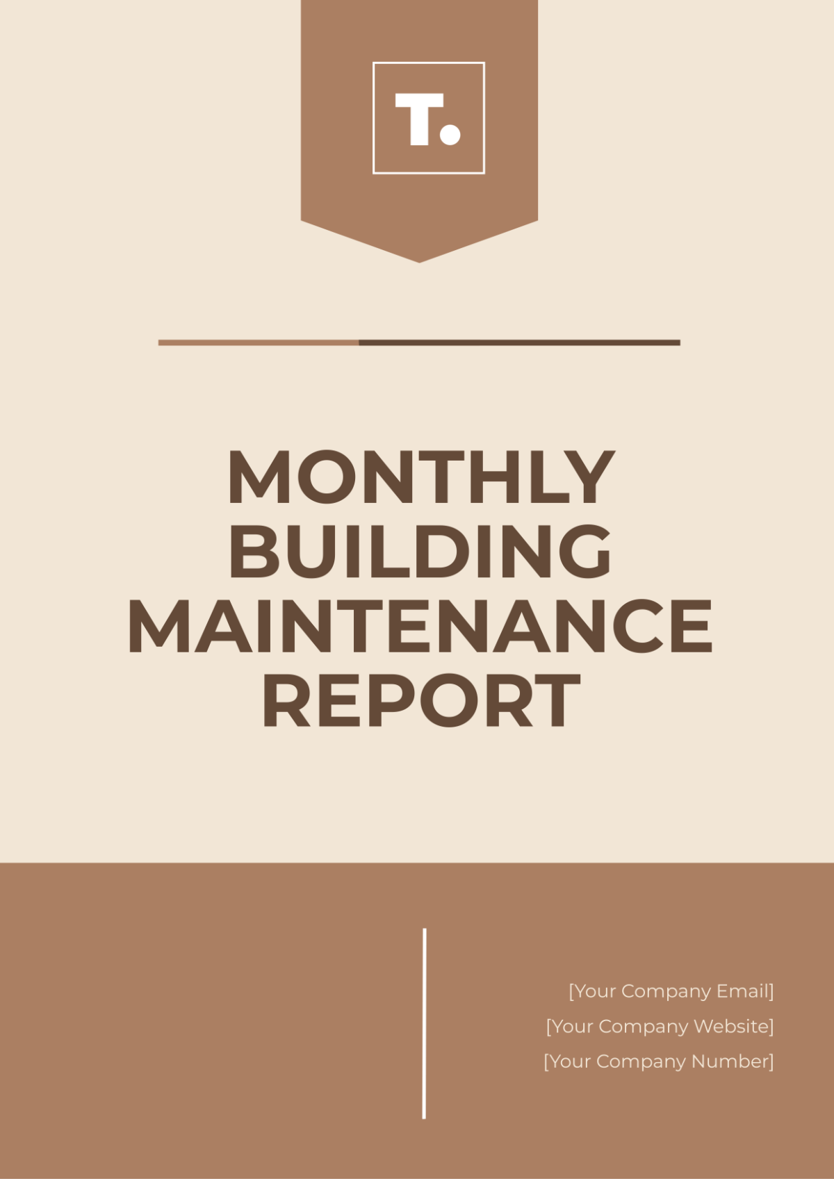 Monthly Building Maintenance Report Template - Edit Online & Download