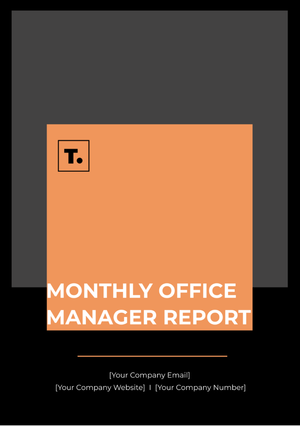 Monthly Office Manager Report Template - Edit Online & Download