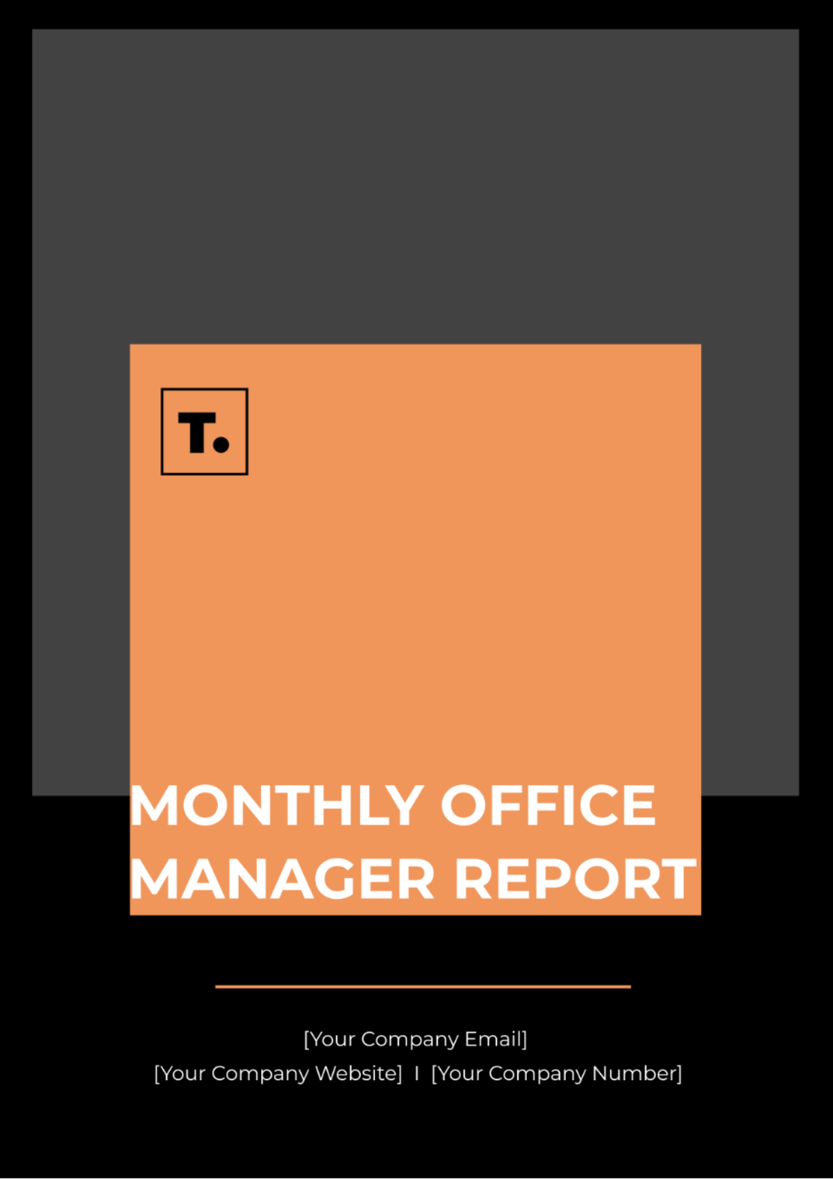 Free Monthly Office Manager Report Template To Edit Online