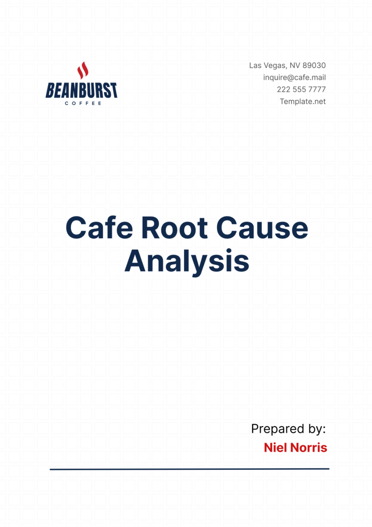 Cafe Root Cause Analysis Template - Edit Online & Download