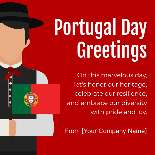 Portugal Day LinkedIn Post