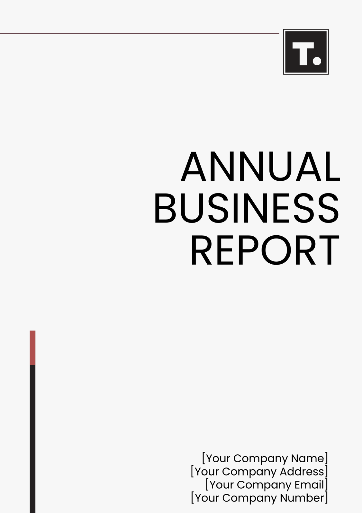 Annual Business Report Template - Edit Online & Download