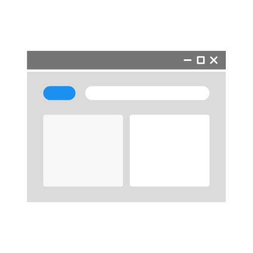 Flat Website Icon
