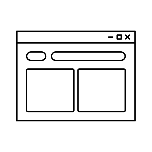 Outline Website Icon