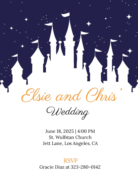 Monogram Wedding Invitation Templates – Editable With MS Word