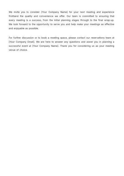 Free Cafe Meeting Proposal Template to Edit Online