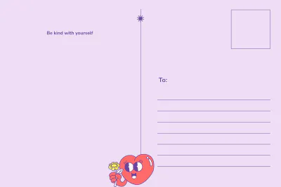Free Playful Post Card Template to Edit Online