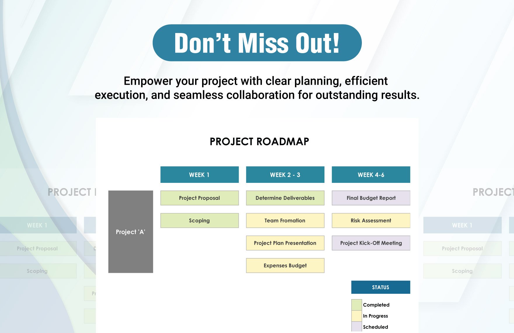 Sample Project Roadmap Template