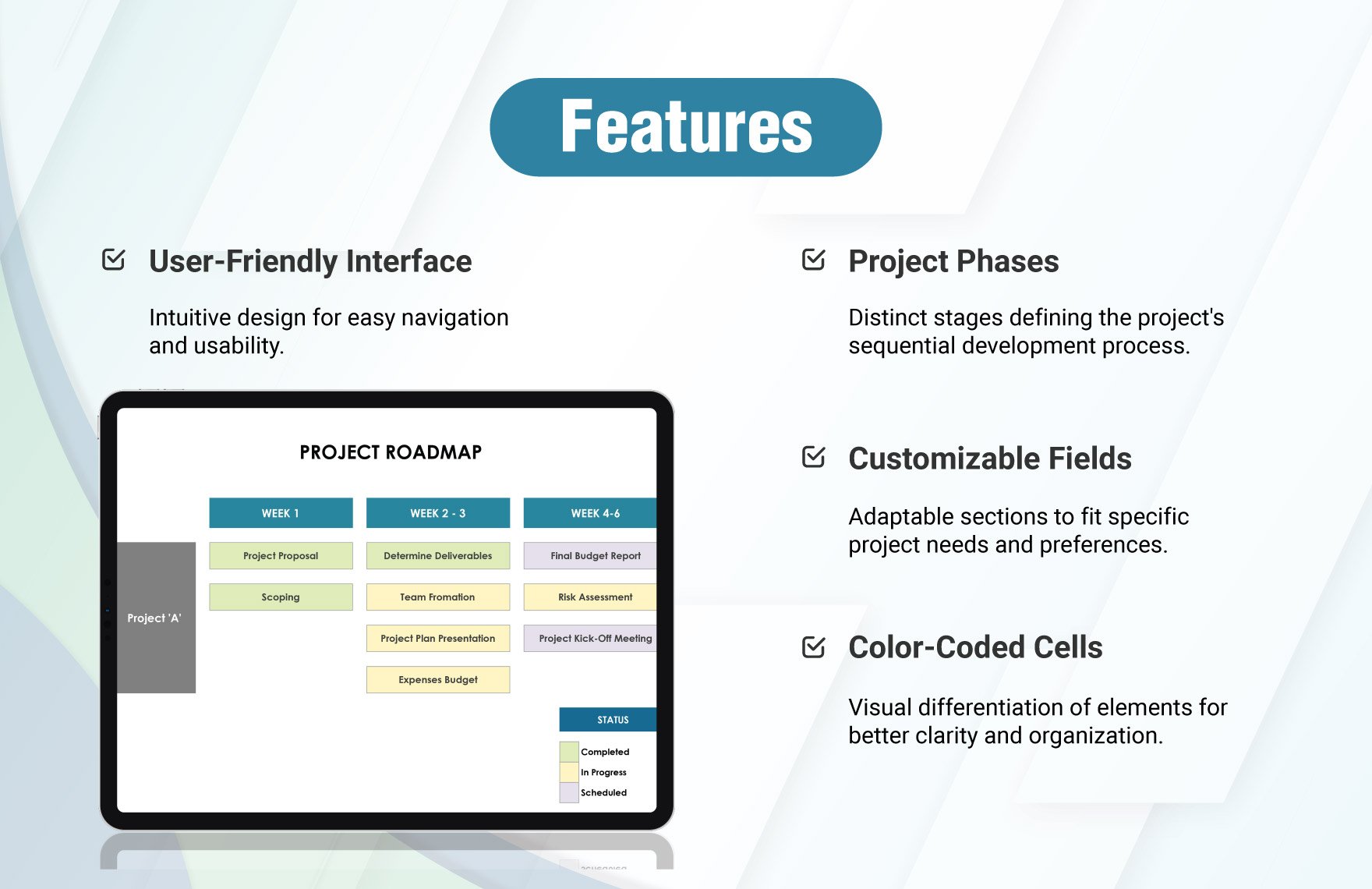 Sample Project Roadmap Template