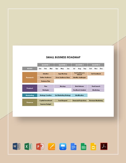 6+ FREE Roadmap Templates in Microsoft Excel (XLS) | Template.net