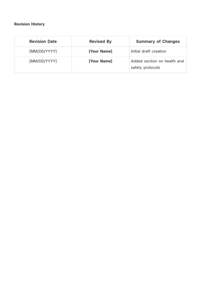 Free Cafe Training Handbook Template to Edit Online