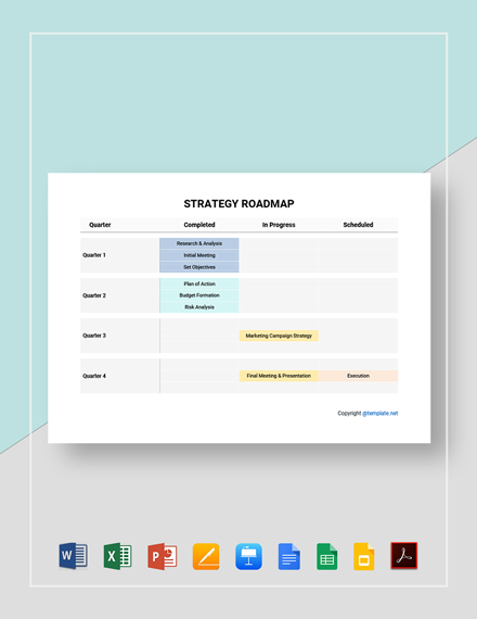 FREE Roadmap Templates in Google Docs | Template.net