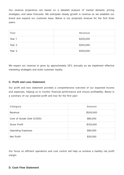 Free Cafe Business Strategy Template to Edit Online
