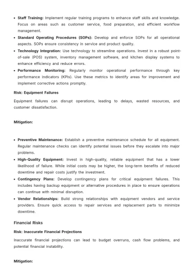 Free Cafe Development Proposal Template to Edit Online