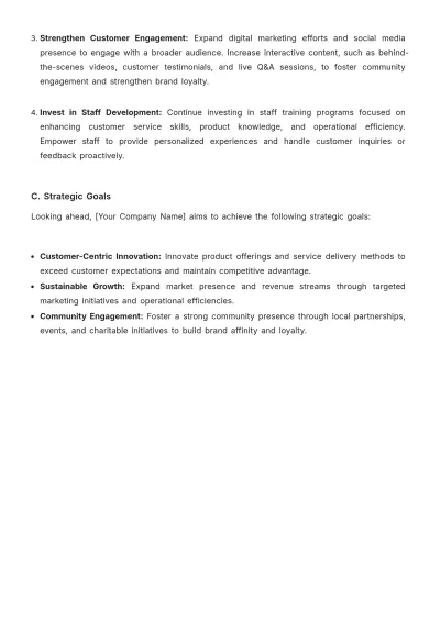 Free Cafe Customer Report Template to Edit Online