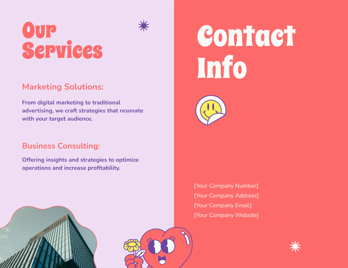 Free Playful Brochure Template to Edit Online