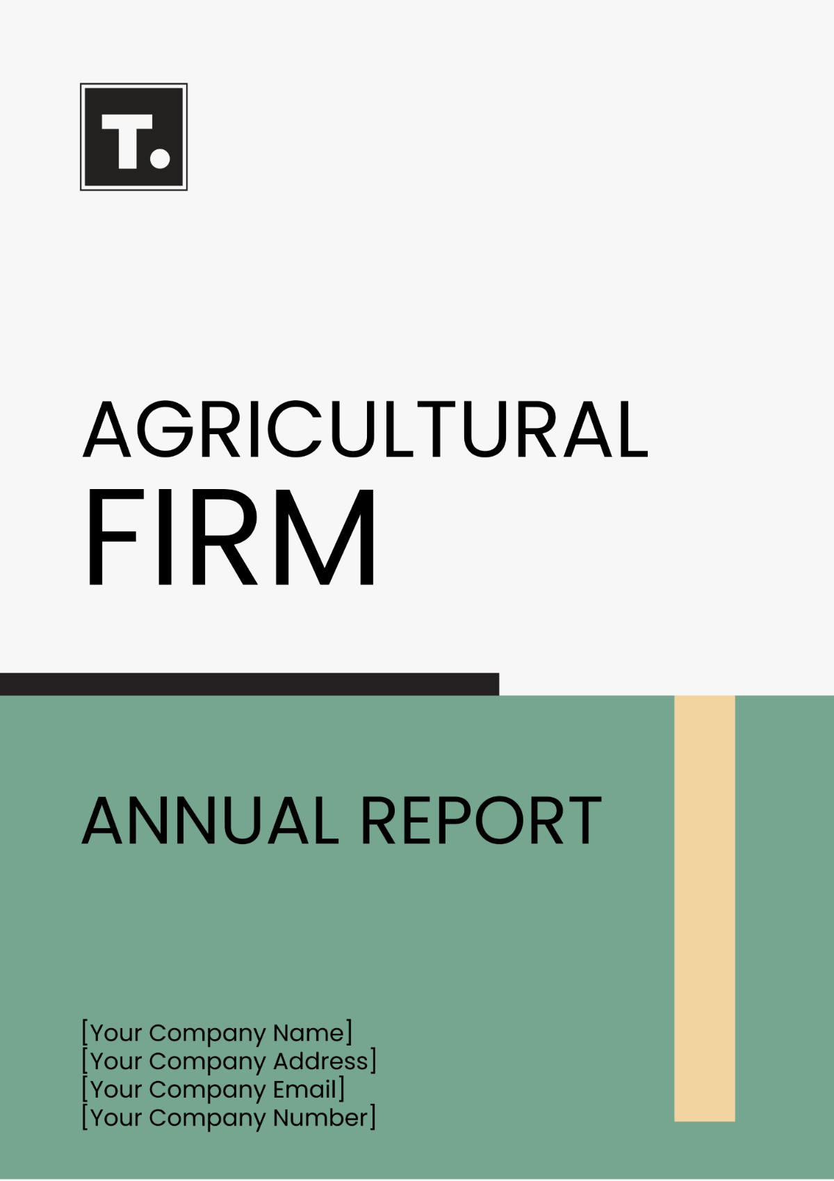 Agricultural Firm Annual Report Template - Edit Online & Download