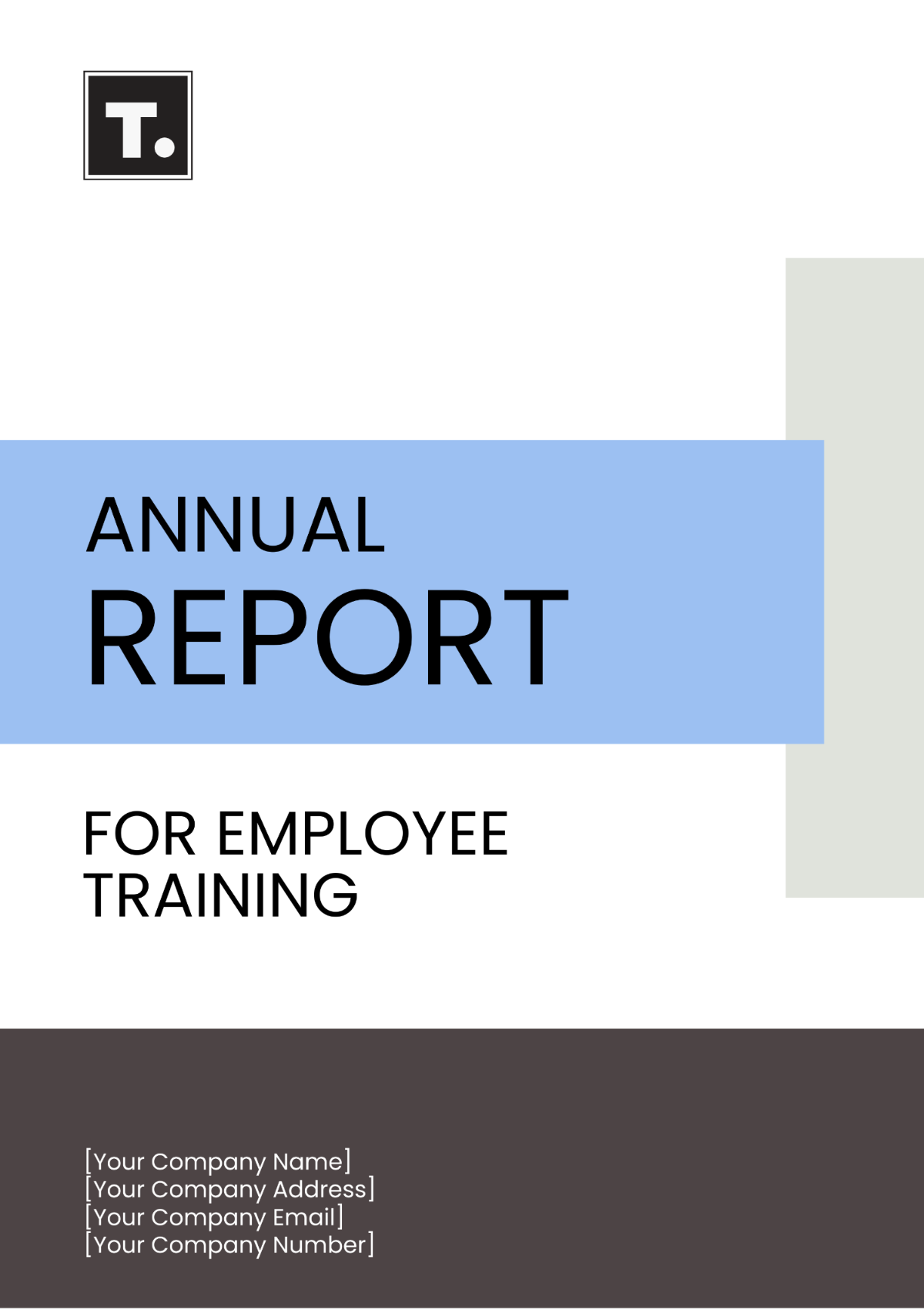 Annual Report For Employee Training Template - Edit Online & Download