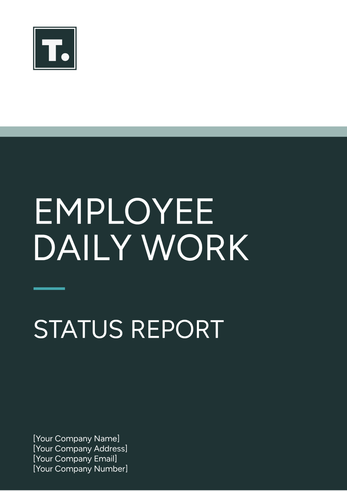 Employee Daily Work Status Report Template - Edit Online & Download