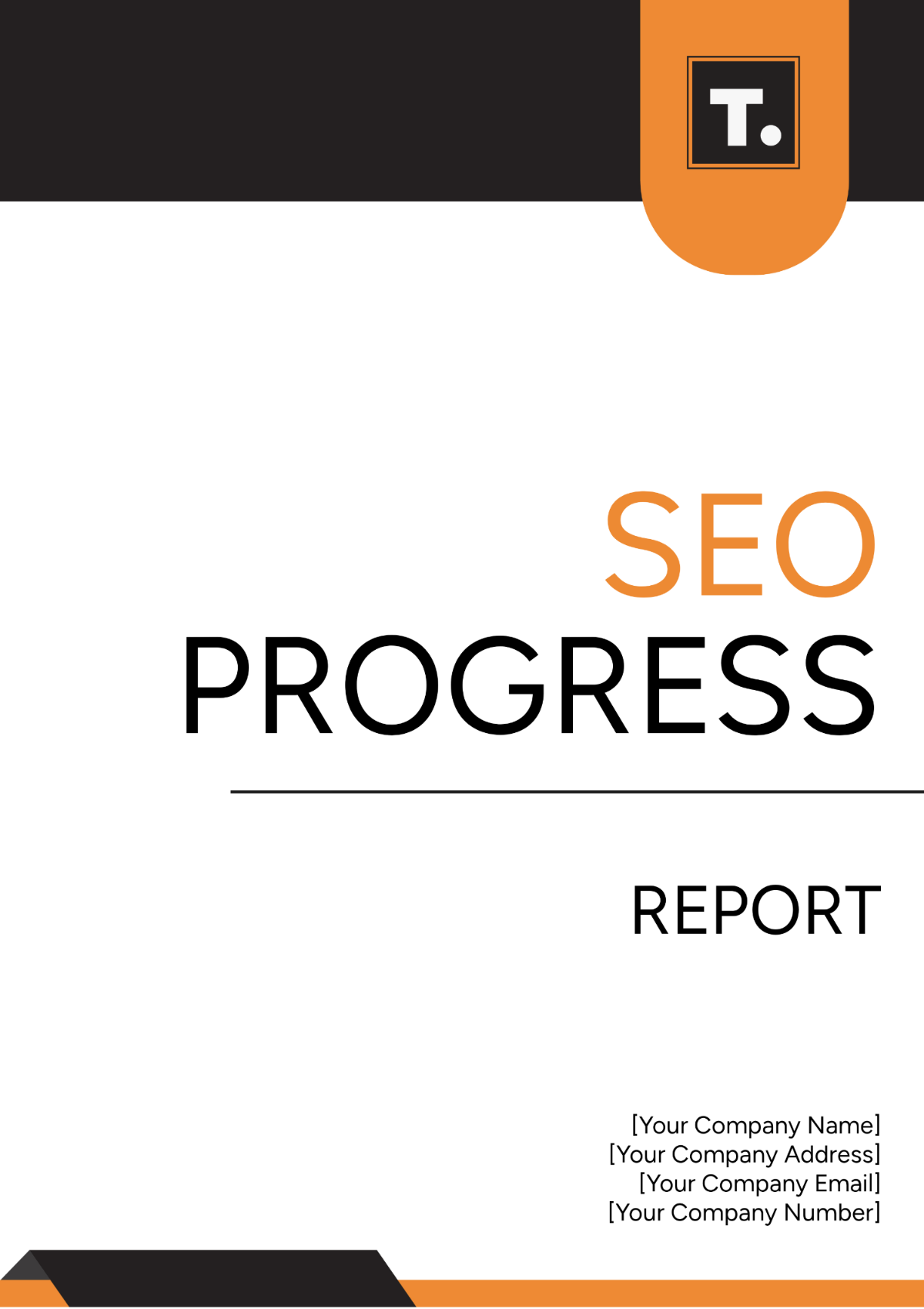 SEO Progress Report Template - Edit Online & Download