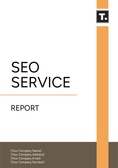 Free SEO Service Report Template to Edit Online
