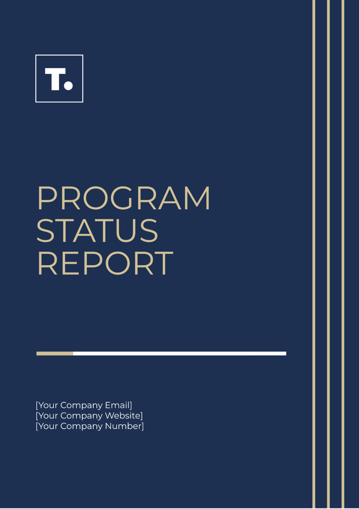 Program Status Report Template - Edit Online & Download